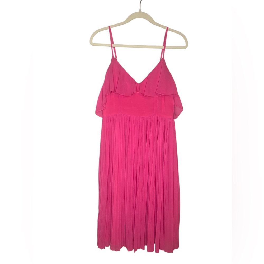 Boohoo Occasion Pleated Midi Dress